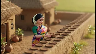 Miniature Traditional women's Village Life | Chicken Biryani Recipe | Village  Routine Life