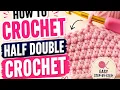 How to Crochet a Half Double Crochet C