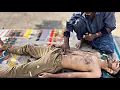 ASMR Full Body Massage Men for Relaxation Bellybutton Massage Back Massage Therapy Massage