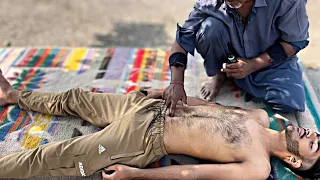 ASMR Full Body Massage Men for Relaxation Bellybutton Massage Back Massage Therapy Massage