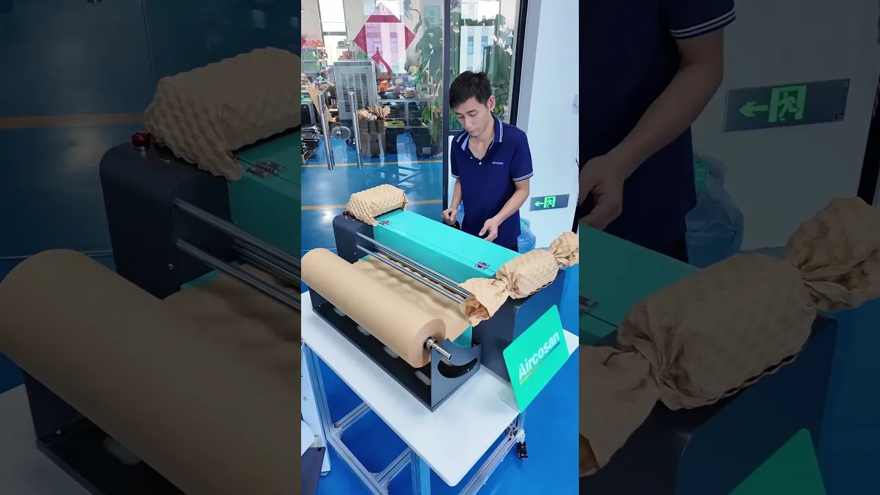 Cost-effective Paper Bubble Machine, Cut Down Enterprises' Packaging Consumable Expenses