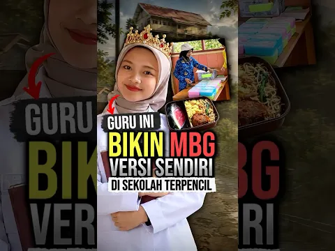 Ibu Guru Ini Bikin MBG-nya Versi Sendiri