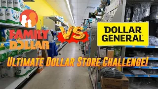 Dollar General Vs Family Dollar Ultimate Dollar Store Challenge