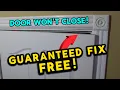 How to Fix a Sagging Door that Won t Close or is Rubbing - for FREE Step-by-Step Guide