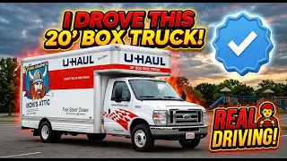 Taking a 20 U-Haul Moving Truck for a Spin In Town Watch Before You Rent