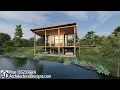 Virtual Walkthrough Tour Modern Lake House Plan 135233GRA - Architectural Designs