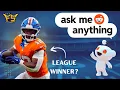 Fantasy Football Questions and Week 11 Advice From Reddit AMA