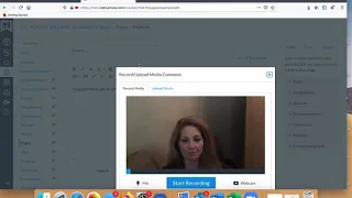 How to Record a Of Yourself In Canvas