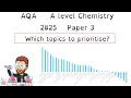 Download Lagu AQA A Level Chemistry Paper 3 | 2025 | What to Prioritise for Final Revision Based on Paper 1 \u0026 2