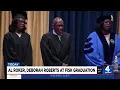 Al Roker Deborah Roberts at Fisk graduation