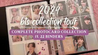 Complete 2024 BTS Photocard Collection Binder Tour ft 22 binders