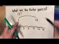 Factors and Factor Pairs