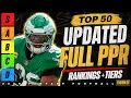 Top 50 PPR RB Rankings Tiers - 2026 Fantasy Football
