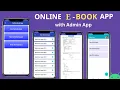 Online eBook App with Admin App in Android Studio Book App Source Code eBook App Firebase