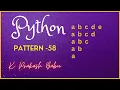 PYTHON PATTERN PROGRAM 58
