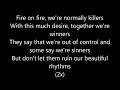 Sam Smith - Fire on Fire LYRICS