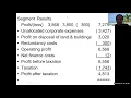 Segment Accounting