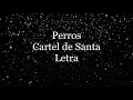 Perros - Cartel de Santa - Letra 🎶, *perros letra