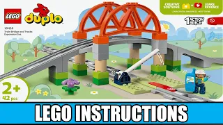 LEGO Instructions - Duplo - 10426 - Train Bridge and Tracks - Trains