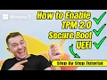 Download Lagu How to Enable TPM 2.0 | Secure Boot | Convert to UEFI | Prepare for Windows 11