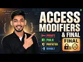 Core Java Access Modifiers Final Keyword Public Private Protected Default Sudhir Sir
