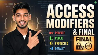 Core Java Access Modifiers Final Keyword Public Private Protected Default Sudhir Sir