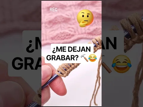 Cómo empezar este punto a dos agujas… si mis vecinos me dejan 😂 😂🧶