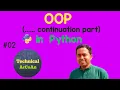 OOP in Python Object Oriented Programming Part-2 Python Tutorial for Beginners