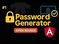 Built a Password Generator with Angular Open Source