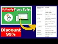 How to find promo code on GoDaddy 2022 GoDaddy free Domain promo codes 2022