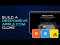Responsive Apple Website UI HTML and CSS Tutorial