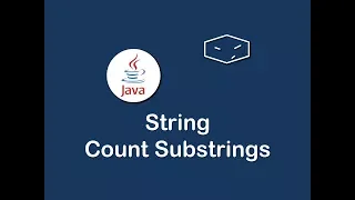 string count substrings in java