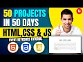 50 Projects In 50 Days - HTML CSS JavaScript