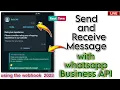Download Lagu WhatsApp Business API Webhook Integration - Send and Receive Messages | Live Practical Working 2023