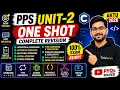 PPS Unit 2 One Shot AKTU BTech 1st Year Operators Type Conversion if-else Switch Statement
