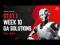 Stat 1 Week 10 Graded Assignment IITM BS Degree GA Solutions