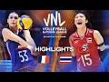 France 🇫🇷 vs. Thailand 🇹🇭 - Highlights | Week 1 | Women's VNL 2025