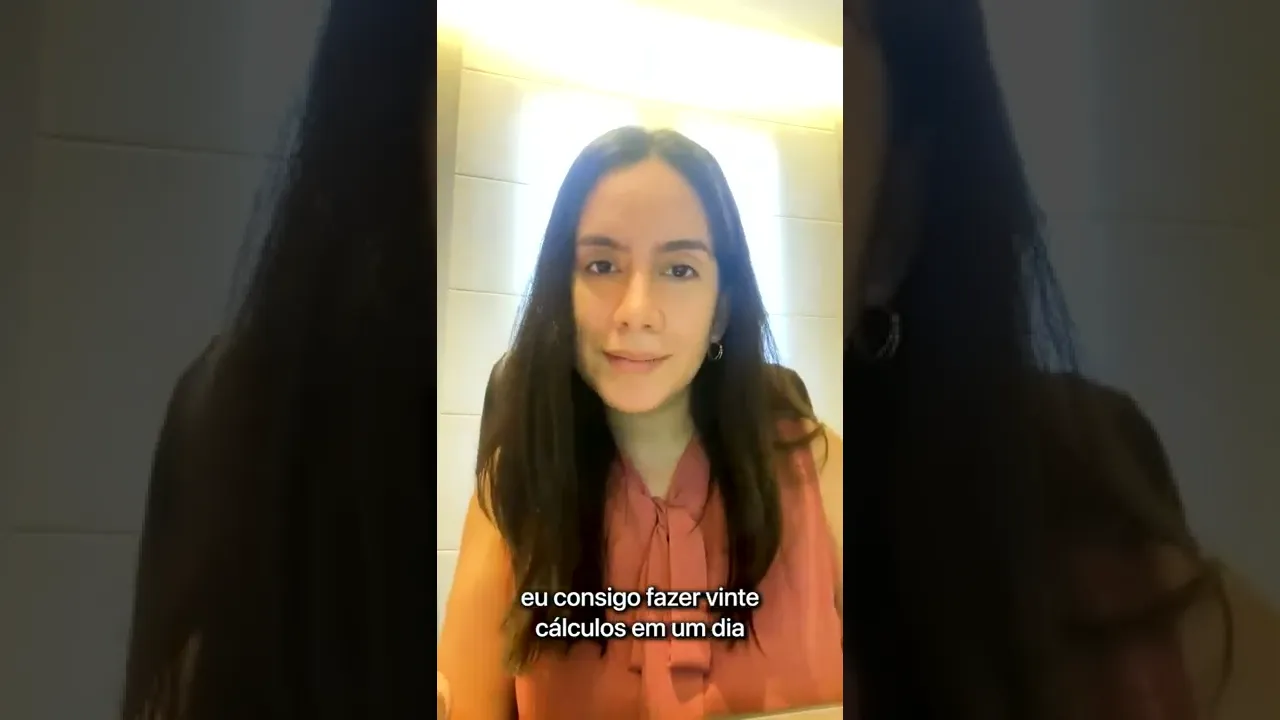 Miniatura do vídeo: Ela passava o dia inteiro para fazer um único cálculo, e agora faz os Cálculos em segundos #shorts