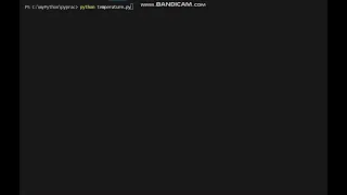 Python - Temperature Conversions