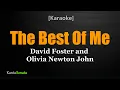 Download Lagu The Best Of Me - David Foster and Olivia Newton John (Karaoke Version)