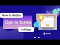 A step-by-step guide to inserting Opt-in Forms in WordPress blog posts with weMaila