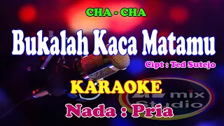 karaoke nada pria cha cha bukalah kaca matamu