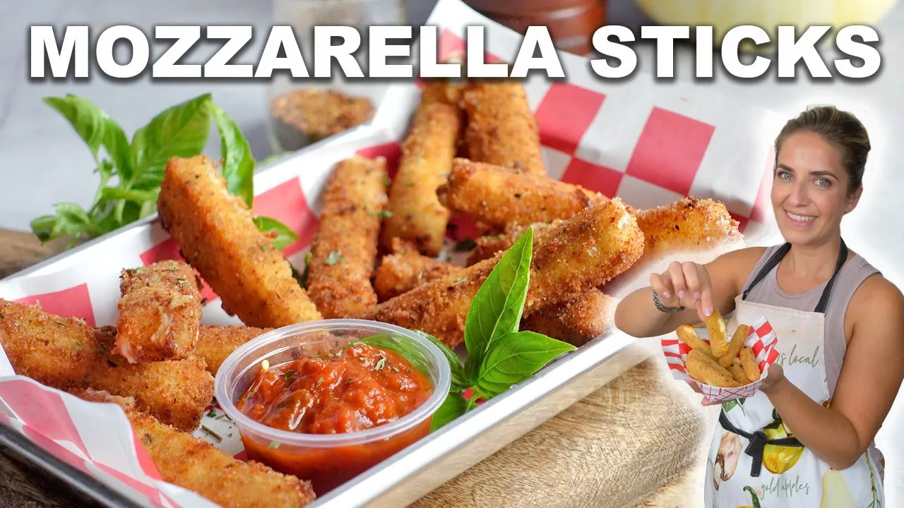 Super Easy Homemade Mozzarella Sticks!