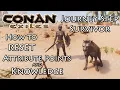 Conan Exiles reset attribute points and knowledge