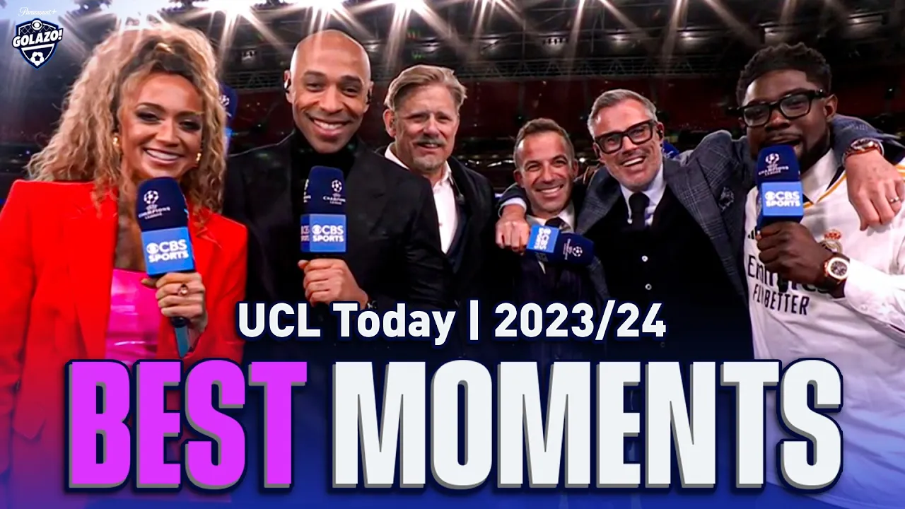Outline Video The BEST UCL Today moments of 2023/24 | Kate Abdo, Thierry Henry, Micah Richards & Jamie Carragher!