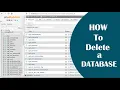 How to Delete a Database in MySQL Bangla Tutorial phpMyAdmin