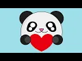 How To draw Cartoon Panda in MS Paint step by step - Part 1