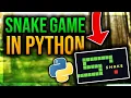 How To Make Snake Game In PYTHON Tutorial IN 5 MINUTES
