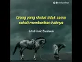 Story WA 5 LEVEL ORANG SHOLAT | Ustad Khalid Basalamah