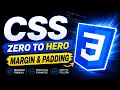 CSS Margin vs Padding Explained CSS Margin Padding Tutorial for Beginners CSS Zero to Hero